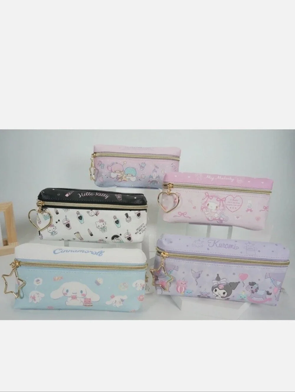 Cinnamoroll Double Star Cosmetic Makeup Bag Pencil Case Storage